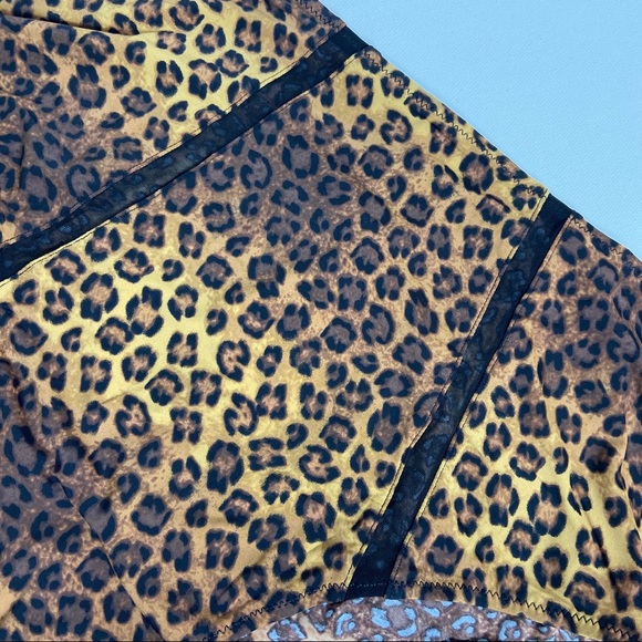 NWT Free People Leopard Sasha High Waisted Undie L - Picture 5 of 8